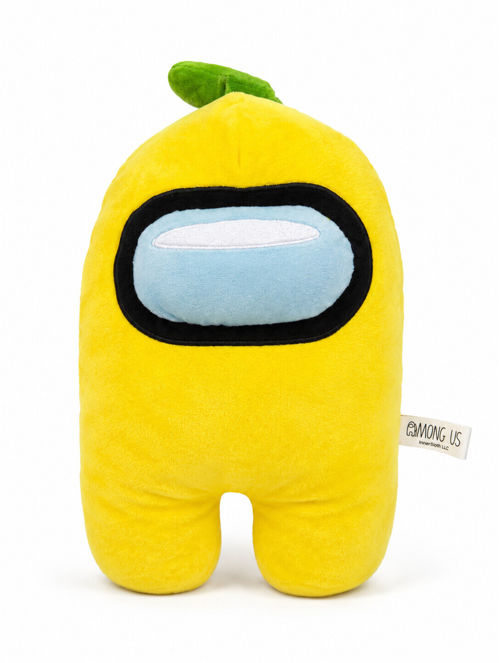 Among Us Yellow Crewmate 14" Plush Sprout Leaf Innersloth Official Stuffed Toy